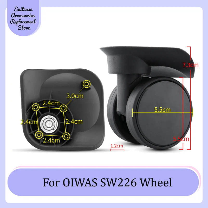 For OIWAS SW226 Smooth Silent Shock Absorbing Wheel Accessories Wheels Casters Universal Wheel Replacement Suitcase Rotating
For OIWAS SW226 Smooth Silent Shock Absorbing Wheel Accessories Wheels Casters Universal Wheel Replacement Suitcase Rotating