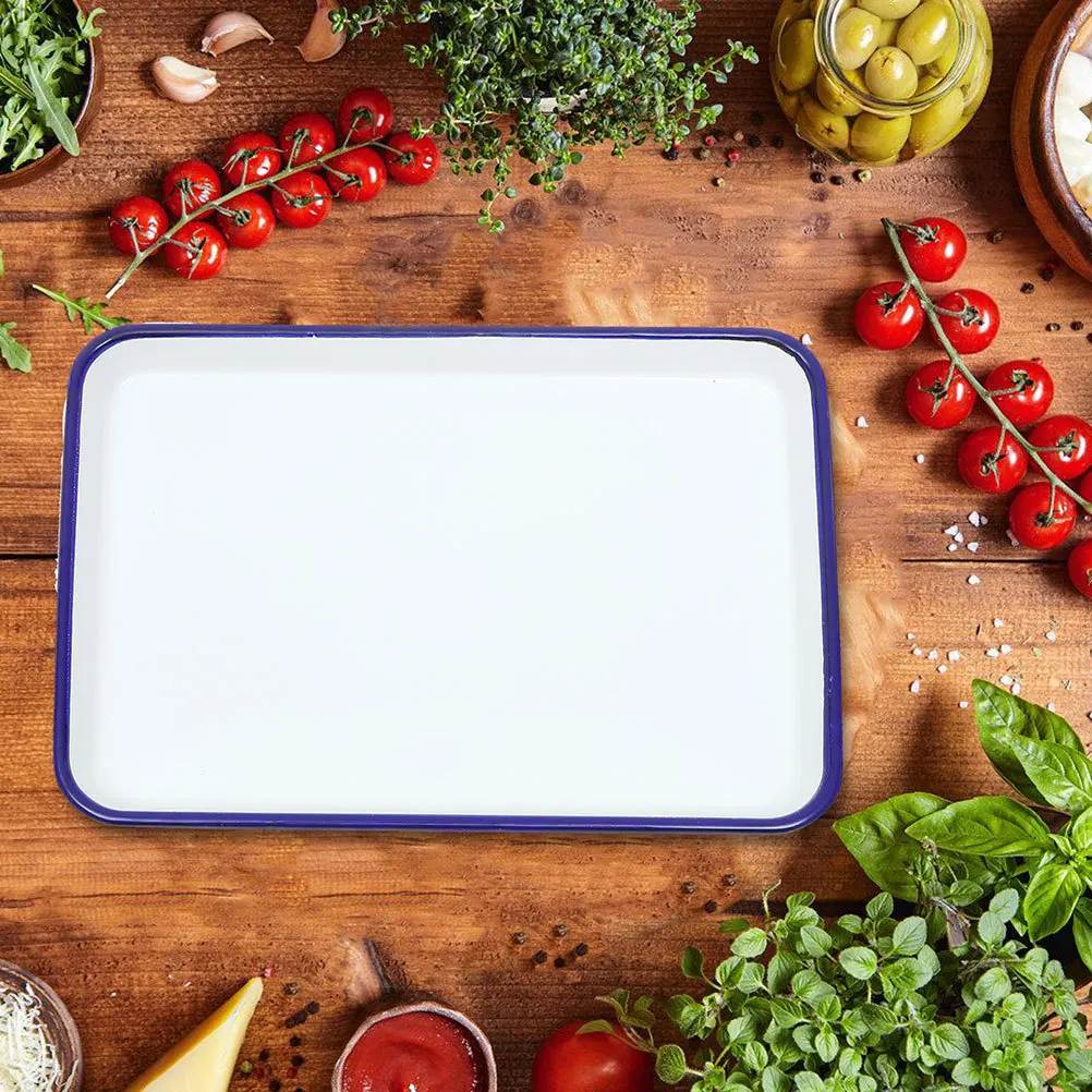 1 шт. эмалированный противень 30X20 см, прямоугольная антипригарная термостойкая сковорода для духовки для выпечки блинов, кухни, ресторана
1 шт. эмалированный противень 30X20 см, прямоугольная антипригарная термостойкая сковорода для духовки для выпечки блинов, кухни, ресторана