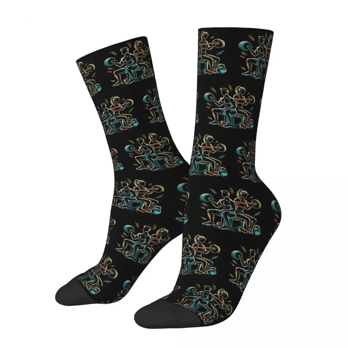 Fitness Pal Partner Socks Harajuku Sweat Absorbing Stockings All Season Long Socks Accessories for Man Woman's Birthday Present
Fitness Pal Partner Socks Harajuku Sweat Absorbing Stockings All Season Long Socks Accessories for Man Woman's Birthday Present
