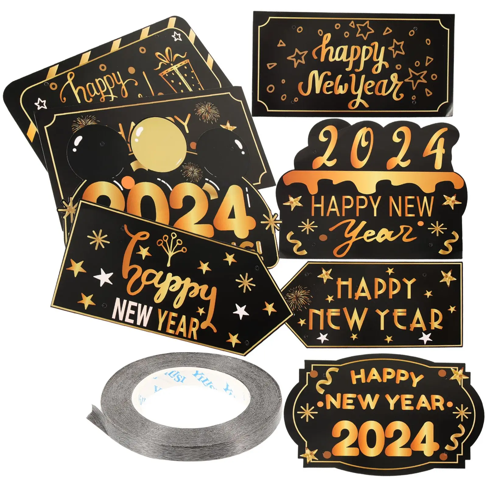New Year Door Hanging Couplet Decorations 2024 Black Banners Happy Signs Safe Material Indoor Outdoor Banner New Year Theme
New Year Door Hanging Couplet Decorations 2024 Black Banners Happy Signs Safe Material Indoor Outdoor Banner New Year Theme