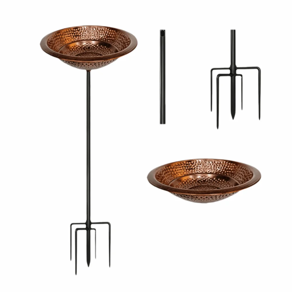 Iron Bird Bath Bowl Rust-Proof Weather Resistant Patio Yard Lawn Decor Spacious Easy Installation Bird Feeder Outside Decor
Iron Bird Bath Bowl Rust-Proof Weather Resistant Patio Yard Lawn Decor Spacious Easy Installation Bird Feeder Outside Decor