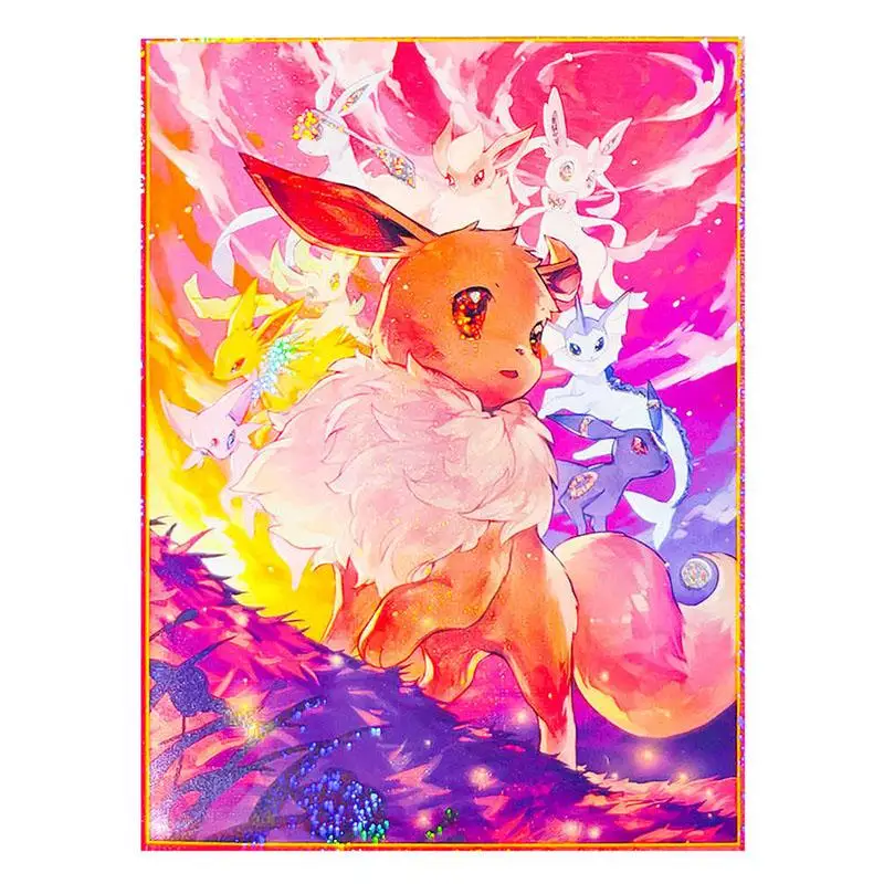 60pcs/set PTCG WS Eevee Flash Card Sleeve PTCG Anime Game Collection Card Protective Cover Gift Toy 66*91mm
60pcs/set PTCG WS Eevee Flash Card Sleeve PTCG Anime Game Collection Card Protective Cover Gift Toy 66*91mm