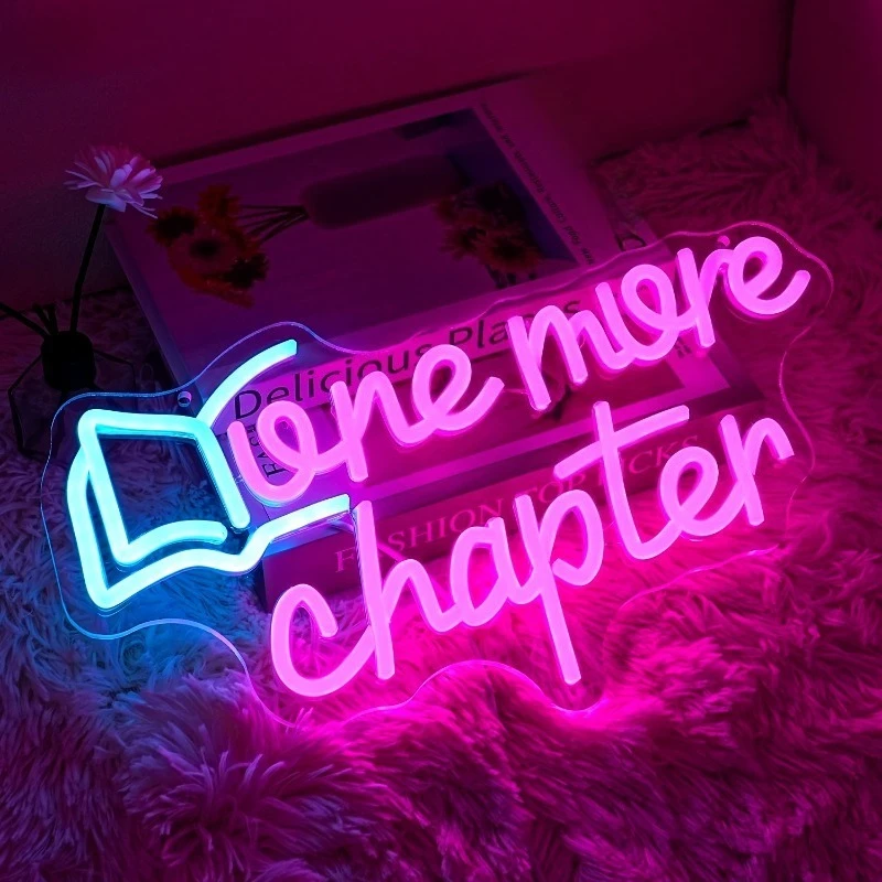 Светодиодный неоновый декор для стен "Read Another Chapter" - Тематический светильник с регулируемой яркостью, питание от USB, открытый дизайн для кабинетов, пластиковый настенный декор
Светодиодный неоновый декор для стен "Read Another Chapter" - Тематический светильник с регулируемой яркостью, питание от USB, открытый дизайн для кабинетов, пластиковый настенный декор