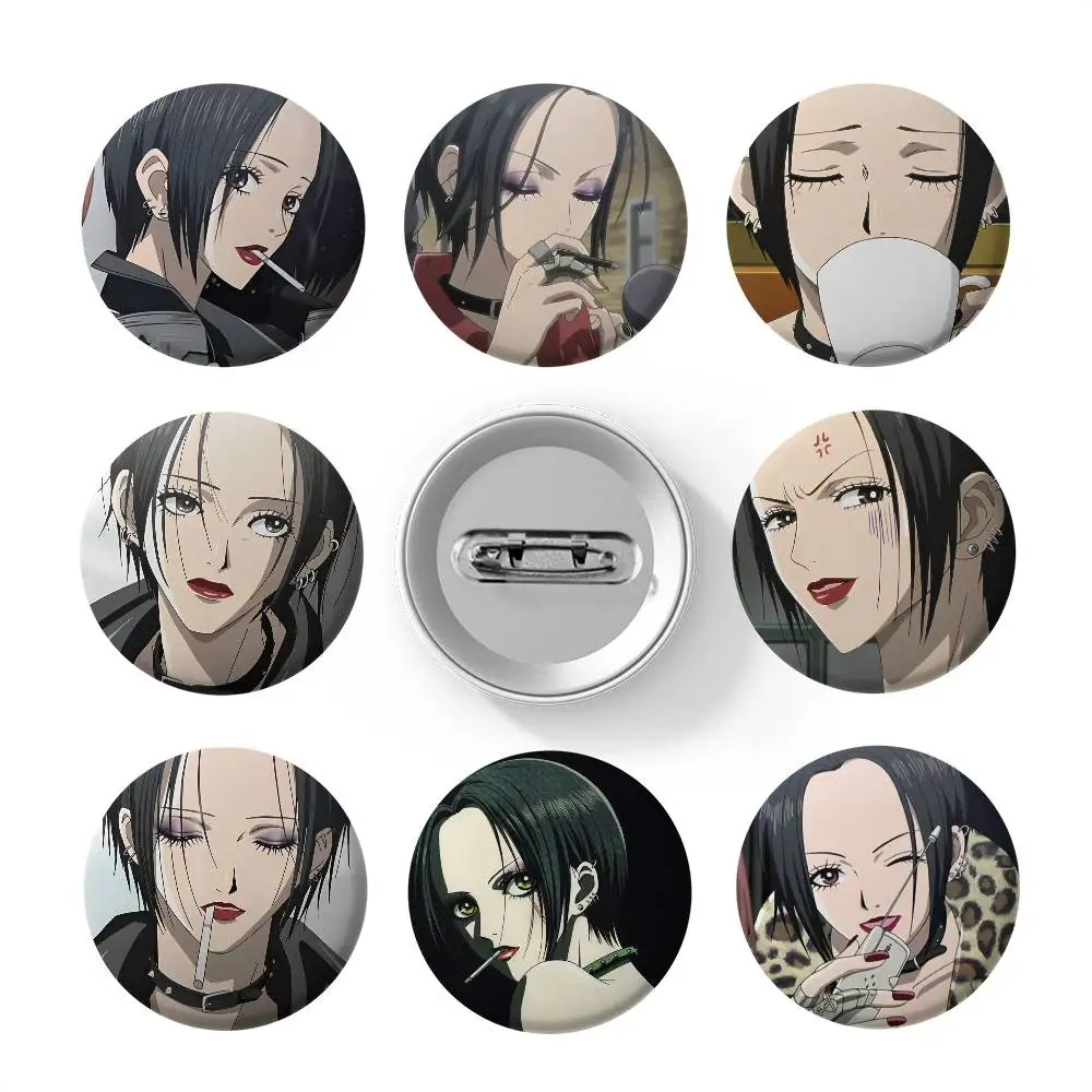 O-Osaki N-Nana Anime Badges Round Exquisite Badge Brooches Creative Pins For Clothes Hat Backpack Gift Accessories
O-Osaki N-Nana Anime Badges Round Exquisite Badge Brooches Creative Pins For Clothes Hat Backpack Gift Accessories