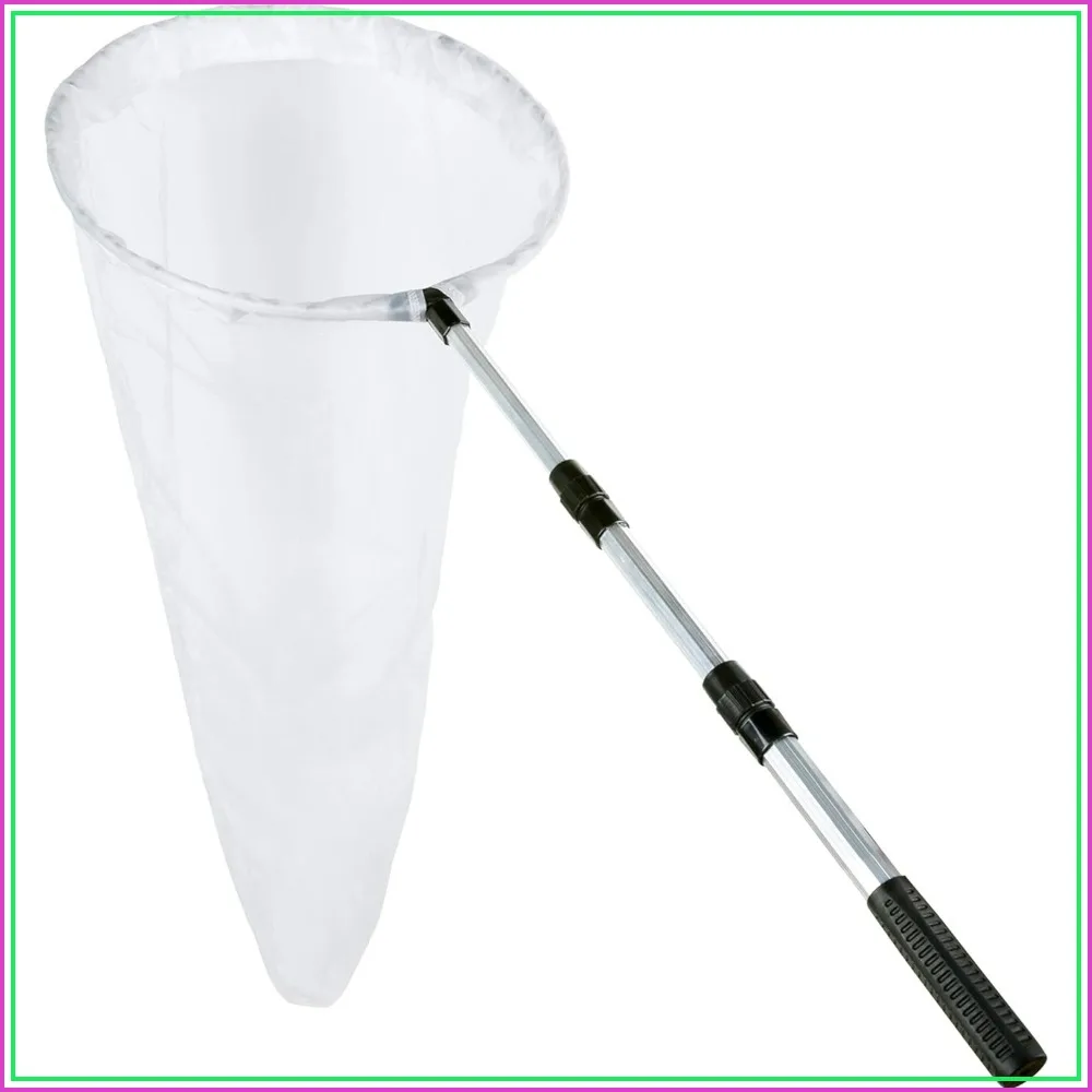 Insect and Butterfly Net with 12" Ring, 24" Net Depth, Handle Extends to 36 Inches
Insect and Butterfly Net with 12" Ring, 24" Net Depth, Handle Extends to 36 Inches