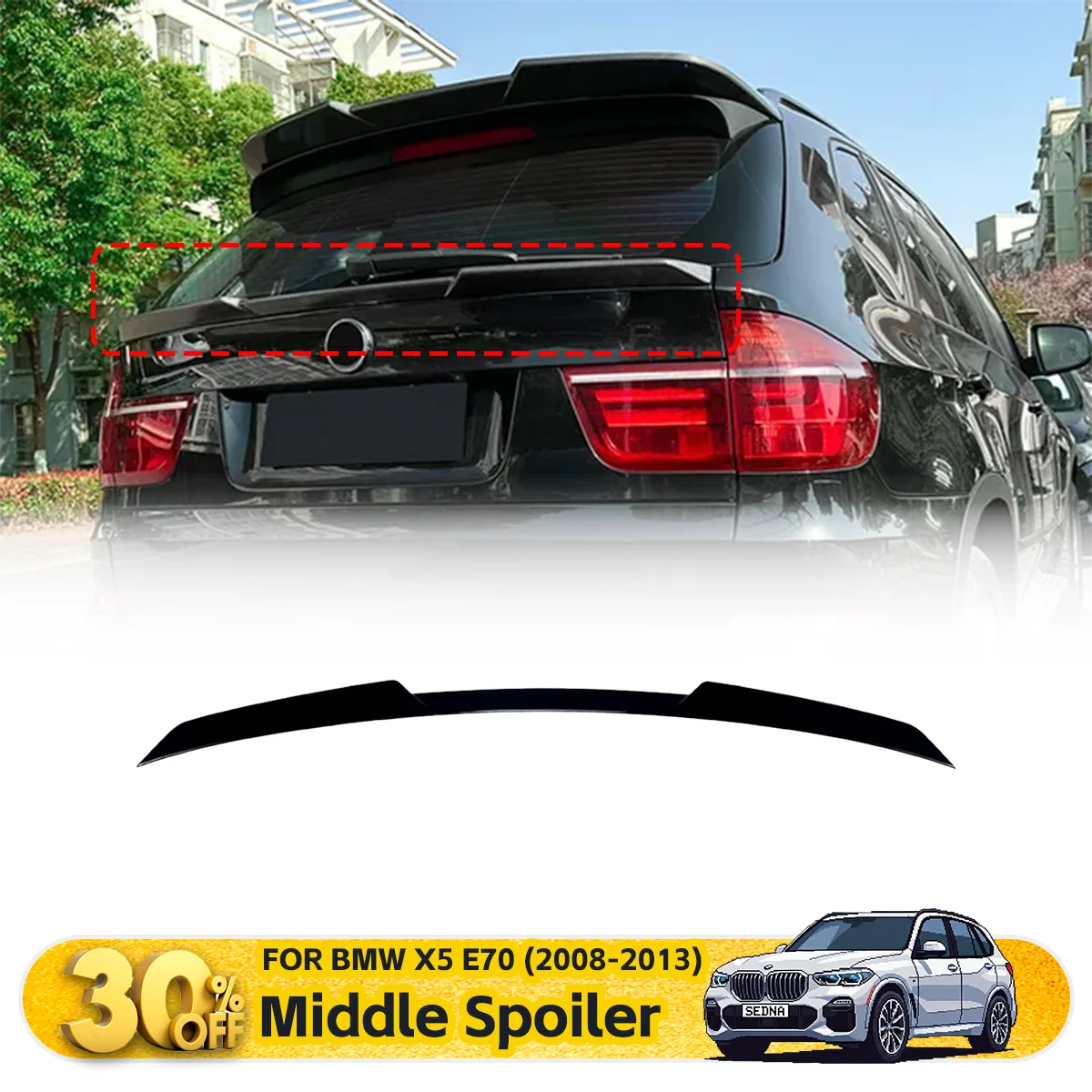 Для 2006-2013 BMW X5 E70 Bodykit автомобиля, задняя средняя крышка багажника, спойлер, центральная отделка крыла, авто внешняя тюнинговая часть, аксессуары
Для 2006-2013 BMW X5 E70 Bodykit автомобиля, задняя средняя крышка багажника, спойлер, центральная отделка крыла, авто внешняя тюнинговая часть, аксессуары