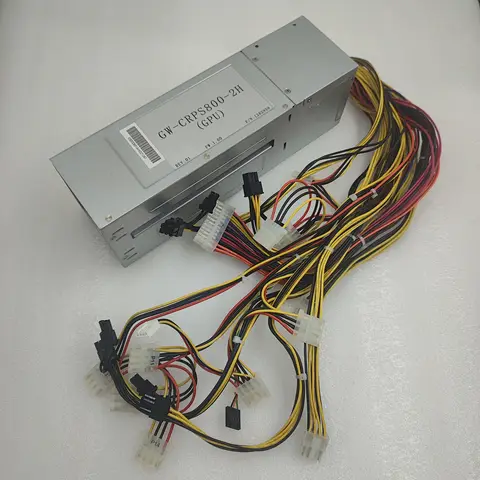 Nowa ramka zasilacza Greatwall GW-CRPS800-2H z 2xCPU 8PIN 4xGPU 6 + 2PIN obsługą 550W 800W 1200W 1300W moduł zasilania