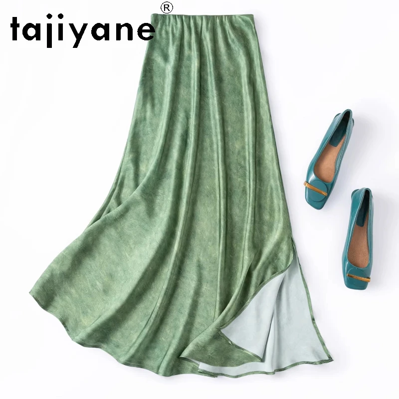 TAJIYANE 21MM 100% Natural Mulberry Silk Skirts for Women Elegant Long Skirt Summer Skirts Woman Clothing 2026 юбка женская
TAJIYANE 21MM 100% Natural Mulberry Silk Skirts for Women Elegant Long Skirt Summer Skirts Woman Clothing 2026 юбка женская