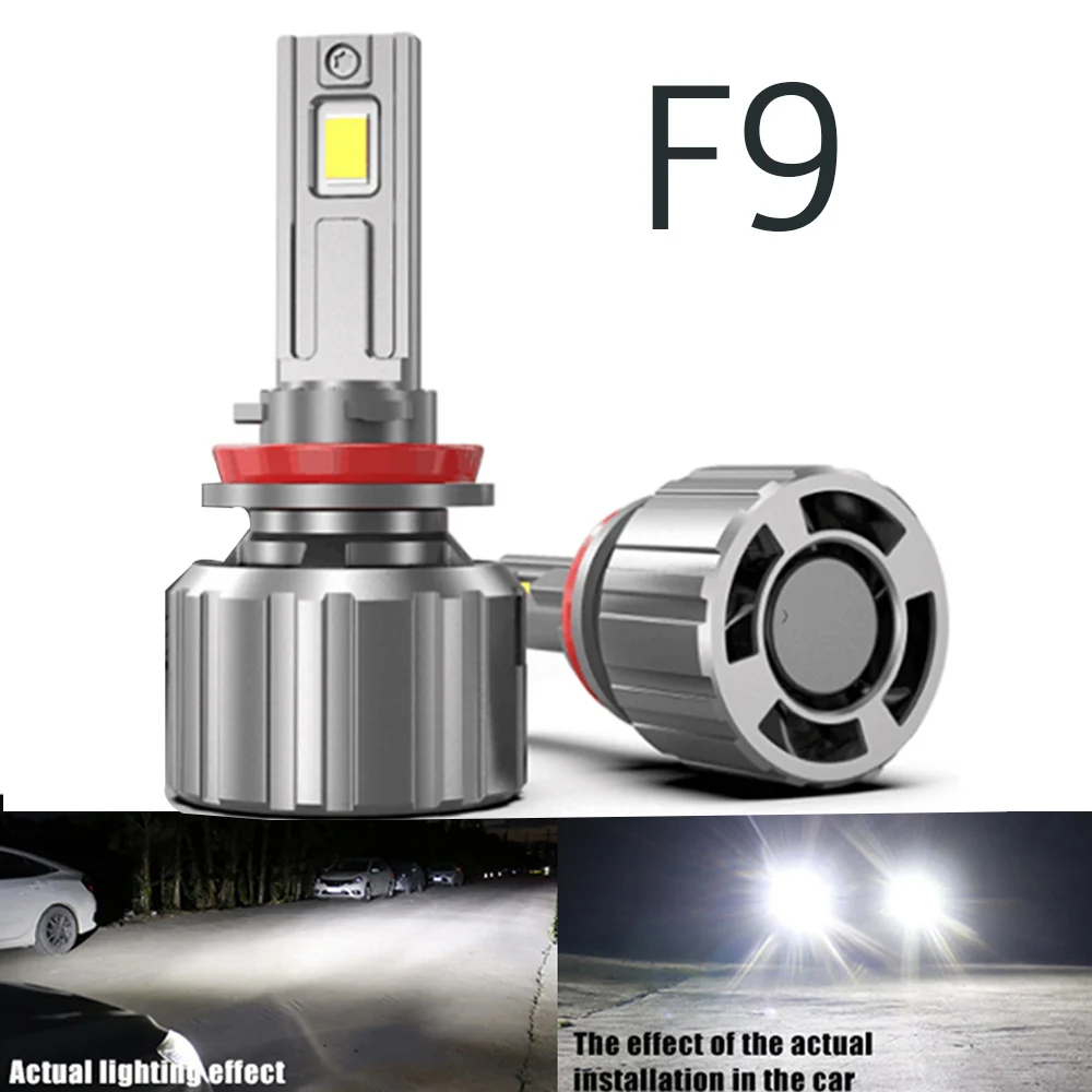 F9 180W H11 H4 Led Headlight Bulb Canbus High Power Turbo Led Lamp H7 H8 9005 Hb3 Hb4 6000K LED Lamp Bulbs 12V Plug and Play
F9 180W H11 H4 Led Headlight Bulb Canbus High Power Turbo Led Lamp H7 H8 9005 Hb3 Hb4 6000K LED Lamp Bulbs 12V Plug and Play