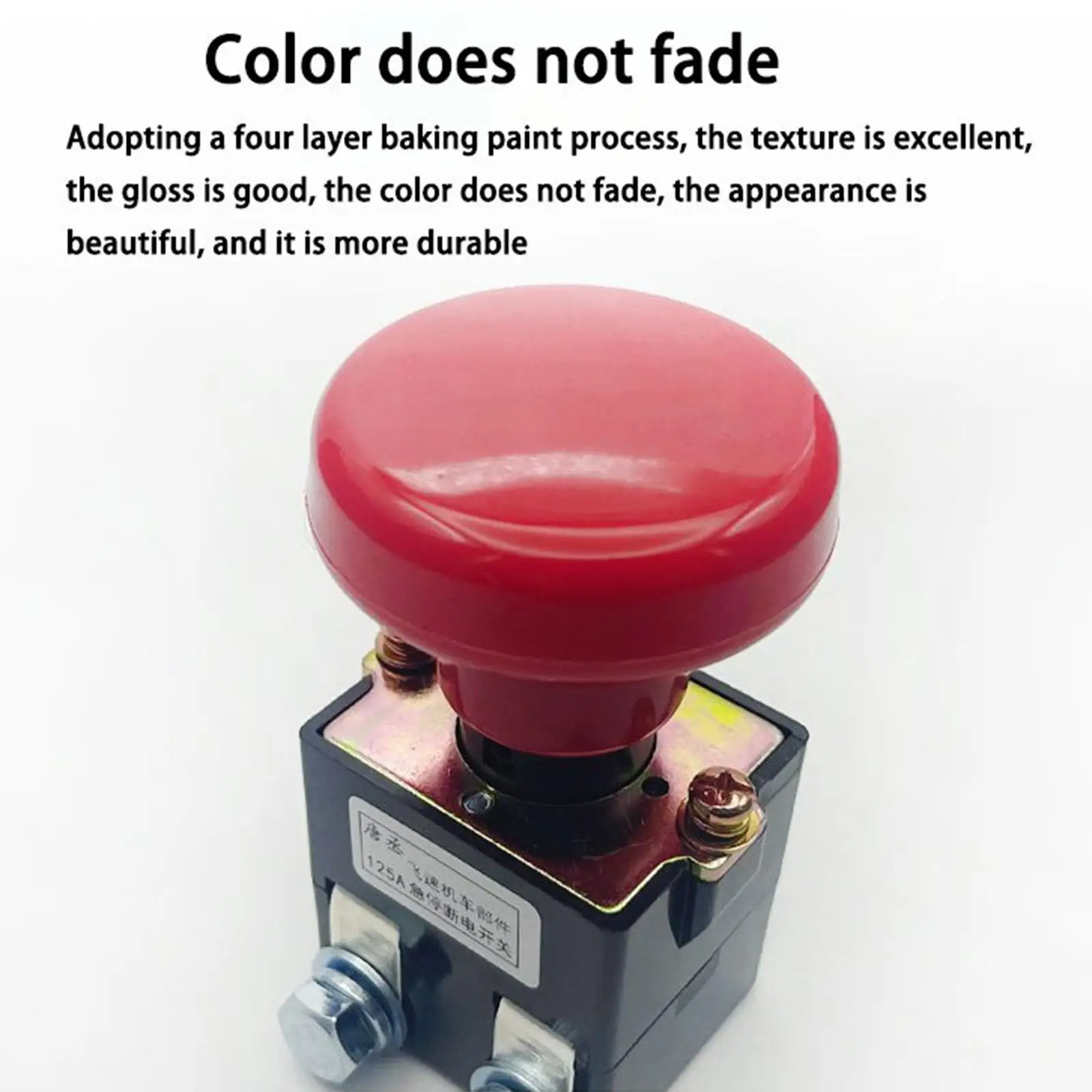 Аварийный выключатель (кнопка) с красным грибовидным кнопочным переключателем, 96В 250А, легко устанавливаемый, для замены компонентов транспортных средств
Аварийный выключатель (кнопка) с красным грибовидным кнопочным переключателем, 96В 250А, легко устанавливаемый, для замены компонентов транспортных средств