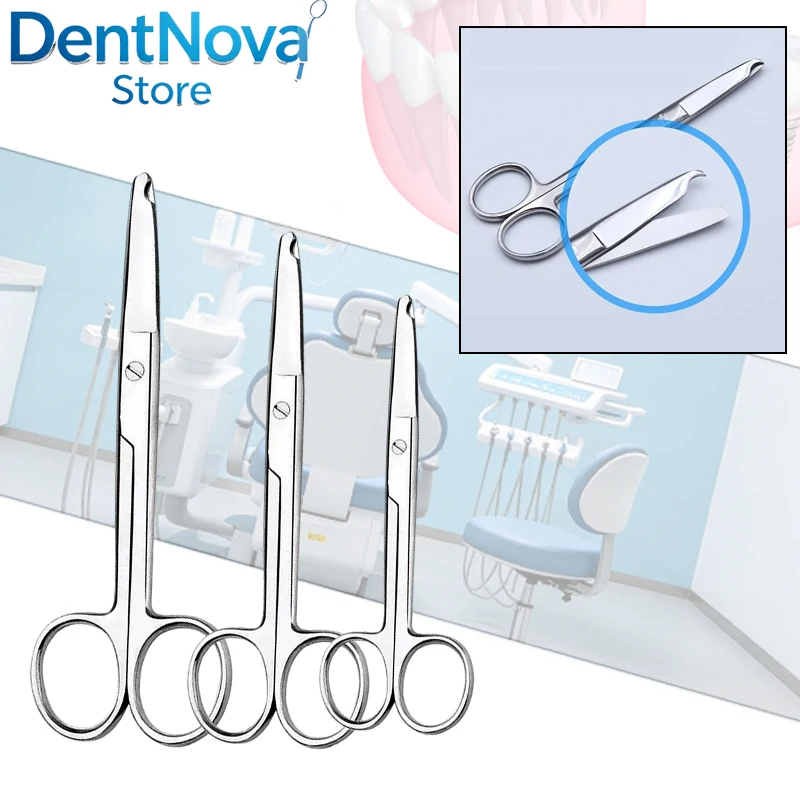 Spencer Stitch Scissors Suture Removal Kit Dental Surgical Grade Stainless Steel for Veterinarian Dentist Use
Spencer Stitch Scissors Suture Removal Kit Dental Surgical Grade Stainless Steel for Veterinarian Dentist Use