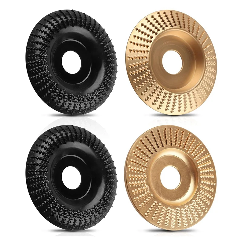 4 Pcs Wood Carving Disc Set For 4In Or 4 1/2In Angle Grinder, Woodwork Cutting Sand Circular Metal Cutter Wheel Tools Durable
4 Pcs Wood Carving Disc Set For 4In Or 4 1/2In Angle Grinder, Woodwork Cutting Sand Circular Metal Cutter Wheel Tools Durable