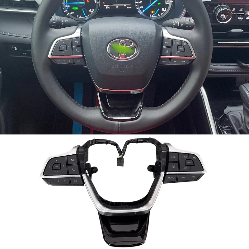 Car cruise switch Steering wheel button Bluetooth button Steering wheel frame modification For Toyota Highlander Sienna 22-2025
Car cruise switch Steering wheel button Bluetooth button Steering wheel frame modification For Toyota Highlander Sienna 22-2025