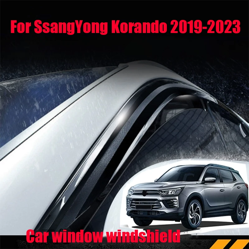 For SsangYong Korando 2019 2020 2021 2022 2023 Black car windows weather blocking exterior protective components
For SsangYong Korando 2019 2020 2021 2022 2023 Black car windows weather blocking exterior protective components