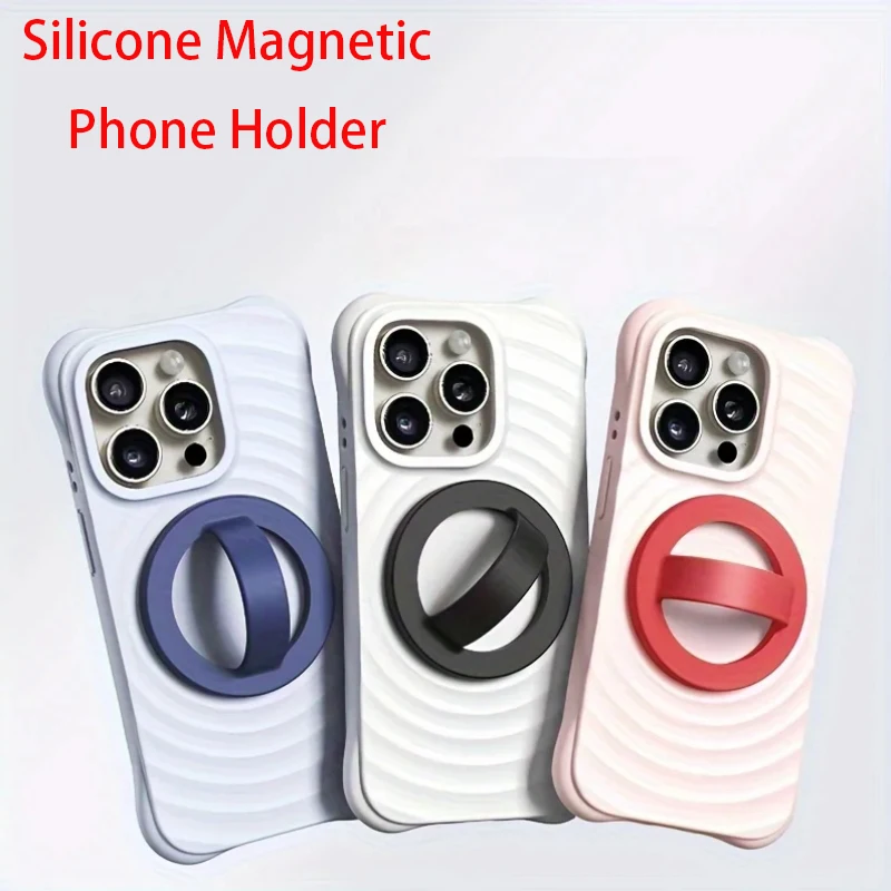 Universal Magnetic Phone Ring Holders Removable Waterproof Liquid Silicone Finger Grips Stand Compatible iPhone & Android Cases
Universal Magnetic Phone Ring Holders Removable Waterproof Liquid Silicone Finger Grips Stand Compatible iPhone & Android Cases