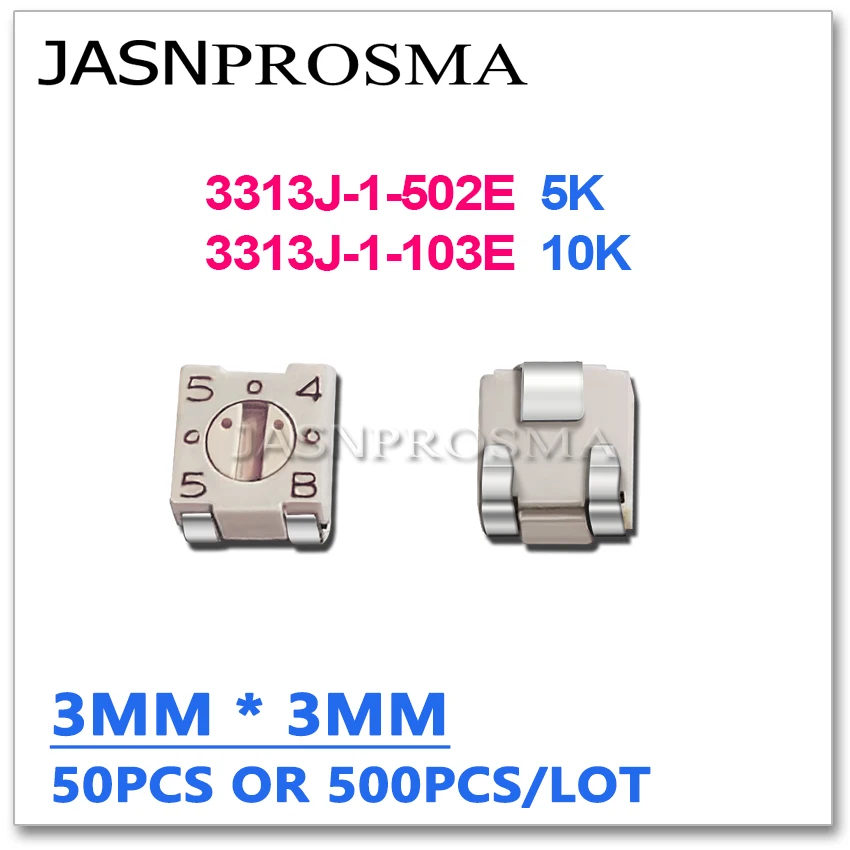 JASNPROSMA 50 шт. 500 шт. 3313J-1-502E 3313J-1-103E 3*3 3313J 5K 10K 103 оригинальный чип регулируемый триммер резистор потенциометр
JASNPROSMA 50 шт. 500 шт. 3313J-1-502E 3313J-1-103E 3*3 3313J 5K 10K 103 оригинальный чип регулируемый триммер резистор потенциометр