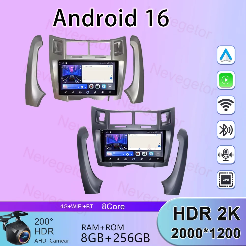 9 inch For Toyota Yaris Vizi 2005 - 2012 Android 14 Carplay Auto Multimedia Player Car Radio Wireless GPS Navigator 4G WIFI BT
9 inch For Toyota Yaris Vizi 2005 - 2012 Android 14 Carplay Auto Multimedia Player Car Radio Wireless GPS Navigator 4G WIFI BT