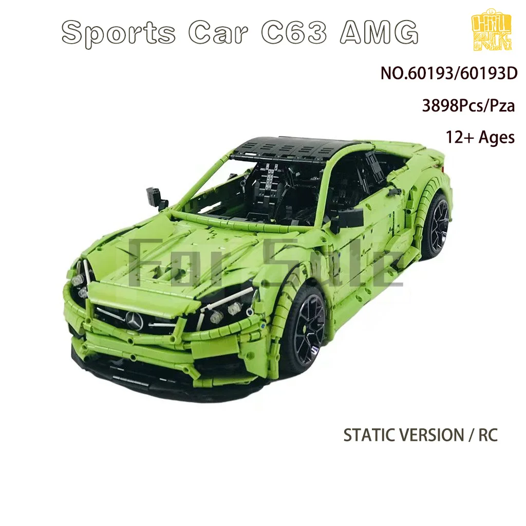 Moc 60193 Sports Car C63 Model With PDF Drawings Building Blocks Bricks Kids Educational DIY Toys Birthday Christmas Gifts
Moc 60193 Sports Car C63 Model With PDF Drawings Building Blocks Bricks Kids Educational DIY Toys Birthday Christmas Gifts