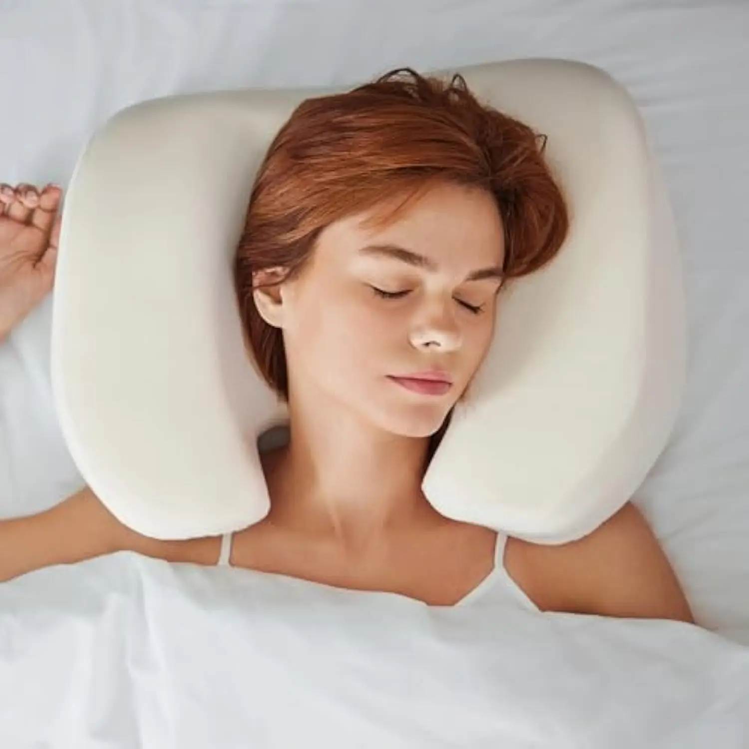 The Best Back Sleeper Pillow, Sleep on Your Back Comfortably, Wrinkle Prevention, Patent Pending Neck Support, Satin Case Inclu
The Best Back Sleeper Pillow, Sleep on Your Back Comfortably, Wrinkle Prevention, Patent Pending Neck Support, Satin Case Inclu