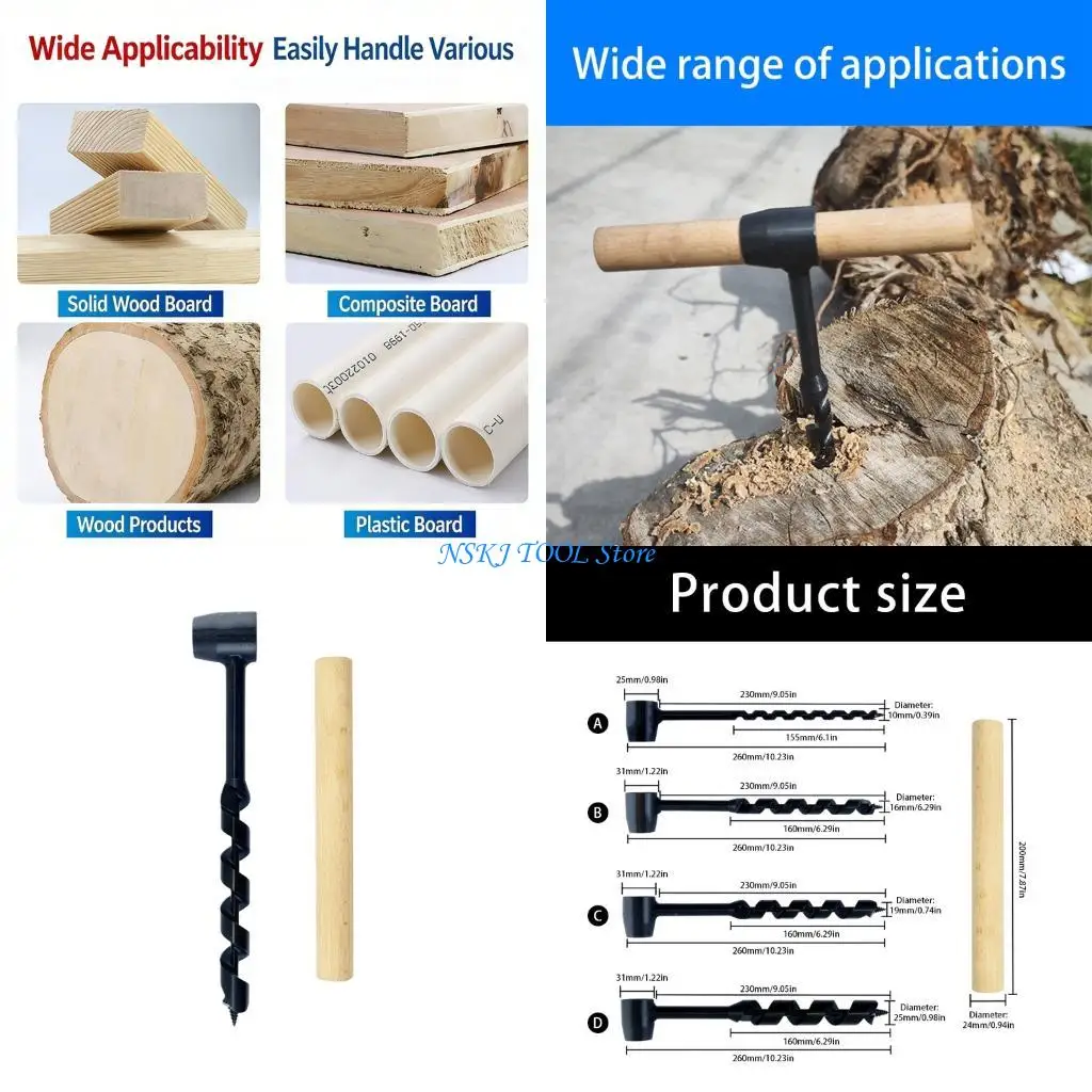 L8RC Carbon Steel Hand Auger Drill for Wet Handle for Gardening
L8RC Carbon Steel Hand Auger Drill for Wet Handle for Gardening