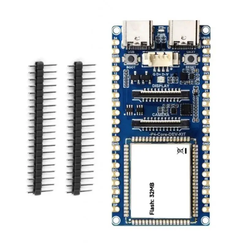 R53C MIPI Camera Display Development Board, Double-Cores RISCV, 32MB PSRAM Flash, USB C GPIO Board for IoTs Builds
R53C MIPI Camera Display Development Board, Double-Cores RISCV, 32MB PSRAM Flash, USB C GPIO Board for IoTs Builds
