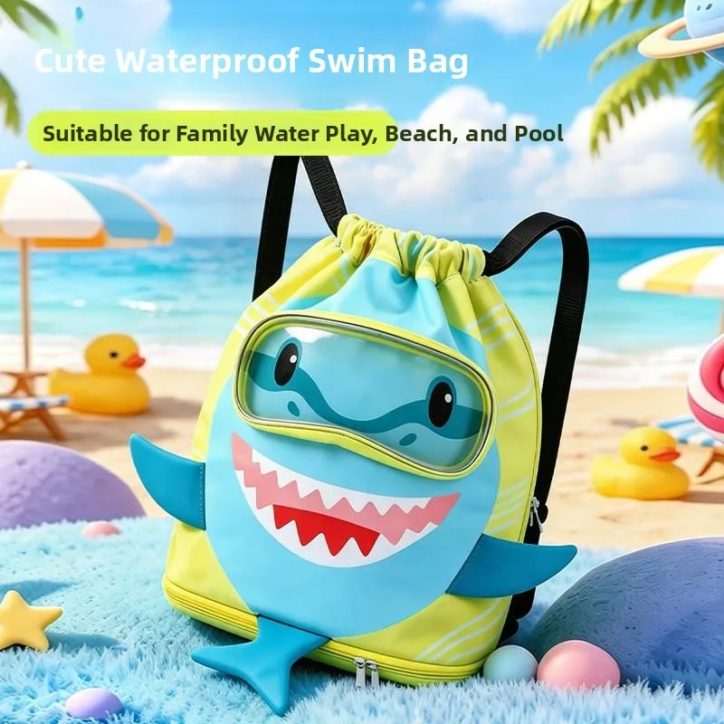 Children's Portable Swimming Bag Wet And Dry Separation Outdoor Beach Waterproof Storage Bag Cartoon Style Fabric Backpack
Children's Portable Swimming Bag Wet And Dry Separation Outdoor Beach Waterproof Storage Bag Cartoon Style Fabric Backpack