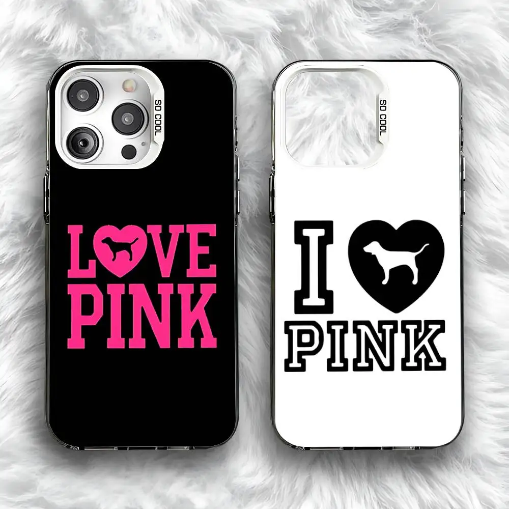 LOVE PINK Pink Slogan Phone Case For iPhone 16,15,14,13,12,11,Pro,Max,Plus,Mini,SE Anti Fall Gray White Matte Hard Bumper
LOVE PINK Pink Slogan Phone Case For iPhone 16,15,14,13,12,11,Pro,Max,Plus,Mini,SE Anti Fall Gray White Matte Hard Bumper