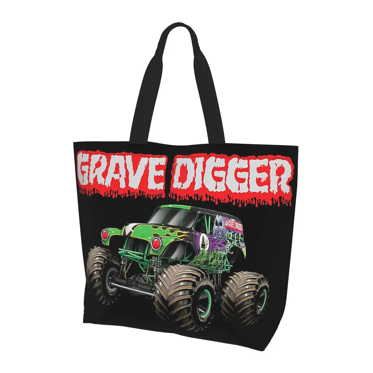 Classic Monster Jam Pattern Shopping Tote Bag Canvas Large Capacity Shoulder Bags Shopper Grocery Handbag for Women
Classic Monster Jam Pattern Shopping Tote Bag Canvas Large Capacity Shoulder Bags Shopper Grocery Handbag for Women