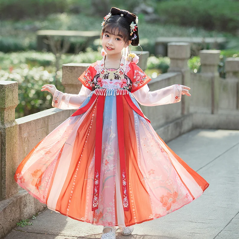 Girls' Summer Dress 2022 New Children's Summer Dress Hanfu Girls' Exotic Princess Skirt Children's Dress Summer
Girls' Summer Dress 2022 New Children's Summer Dress Hanfu Girls' Exotic Princess Skirt Children's Dress Summer