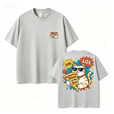 Retro Cool Cat Pizza Graphic T Shirt Y2K Harajuku Style Summer Casual Tops For Teens
Retro Cool Cat Pizza Graphic T Shirt Y2K Harajuku Style Summer Casual Tops For Teens