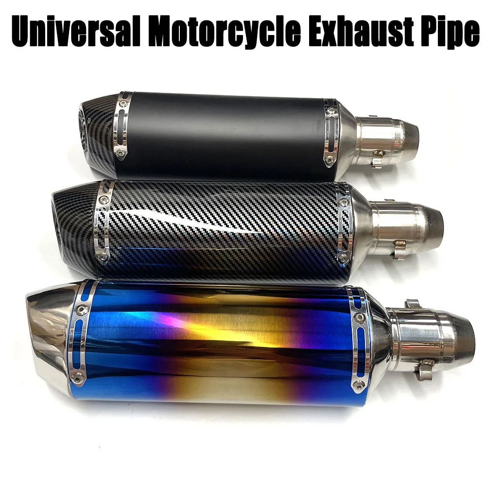 Motorcycle Exhaust Muffler Escapes Para Motos Universal 51MM With DB Killer For Honda ZX6R ZX10 Z900 1000 CBR1000 650
Motorcycle Exhaust Muffler Escapes Para Motos Universal 51MM With DB Killer For Honda ZX6R ZX10 Z900 1000 CBR1000 650