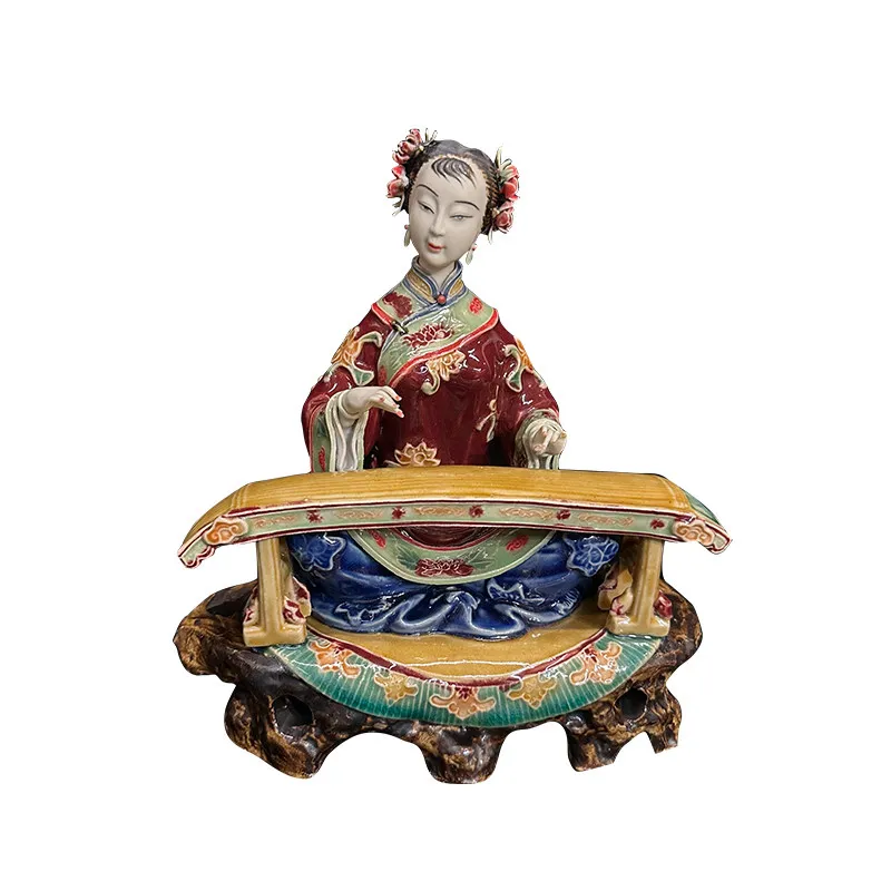 Ceramic ornaments Chinese ancient lady ornaments Home living room TV cabinet accessories
Ceramic ornaments Chinese ancient lady ornaments Home living room TV cabinet accessories