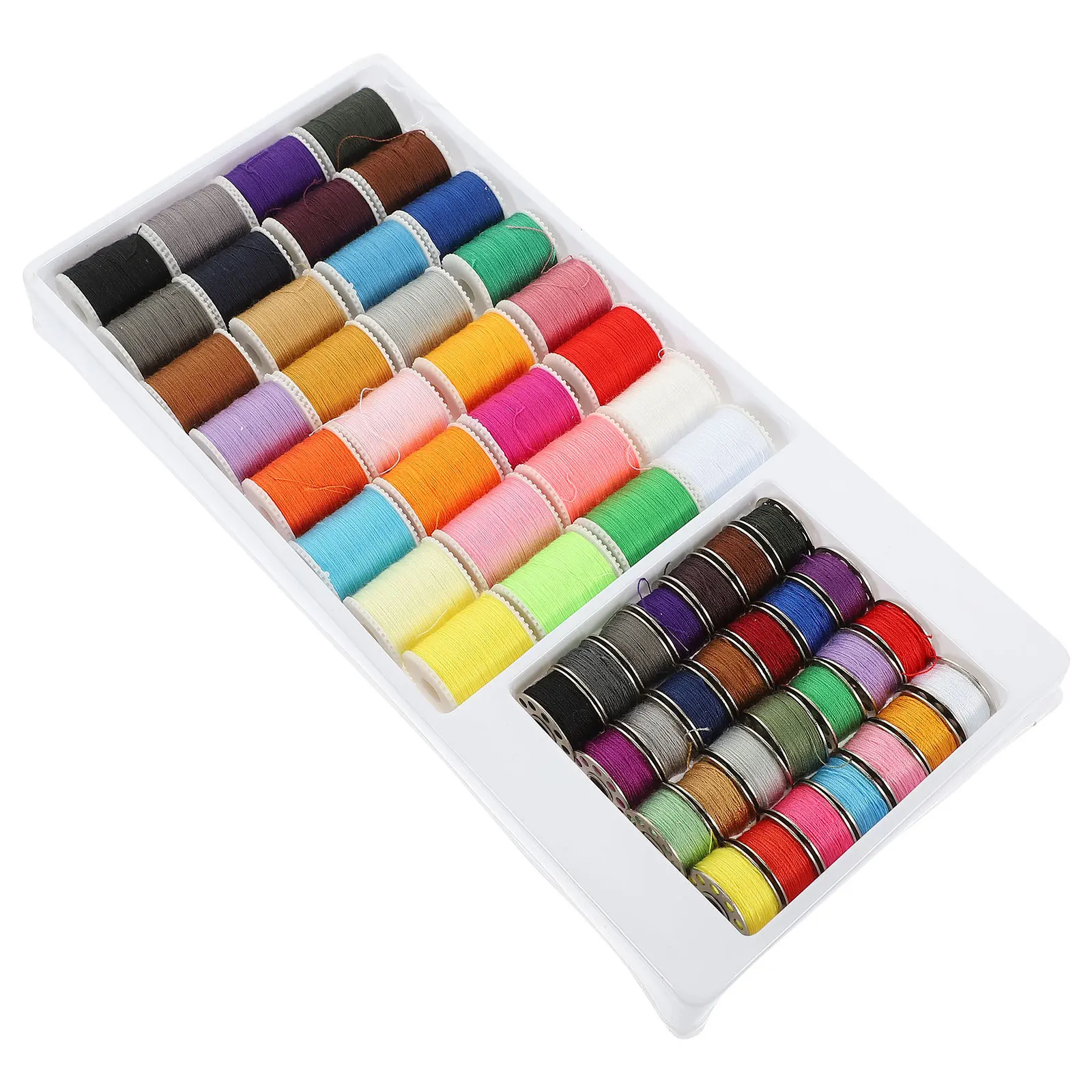 60Pcs Smooth Flexible Sewing Threads Multi-Function for Sewing Machines Embroidery and Handcrafts Household Embroidery Thread 
60Pcs Smooth Flexible Sewing Threads Multi-Function for Sewing Machines Embroidery and Handcrafts Household Embroidery Thread