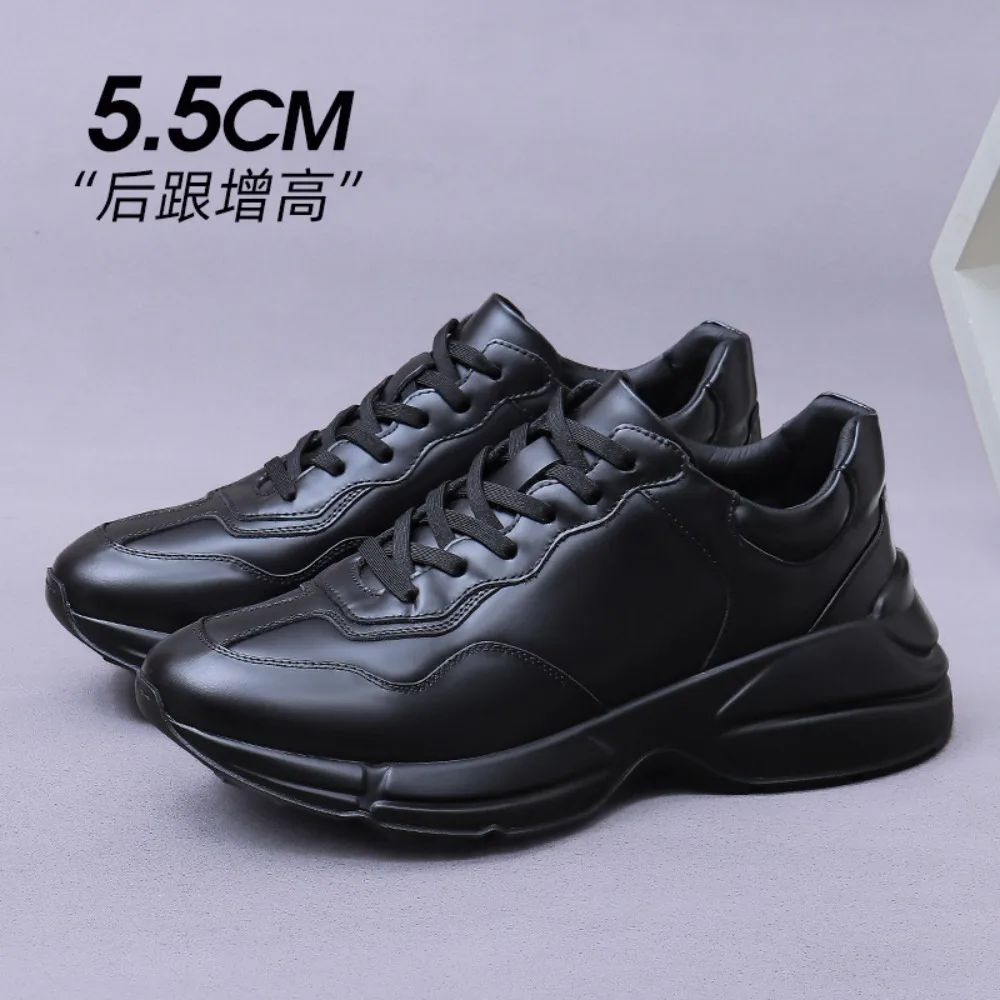 Men's Lightweight Comfortable Leather Shoes | Euro Trend Elevator Chunky-Sole, Lace-Up Dad Shoes Genuine Cowhide
Men's Lightweight Comfortable Leather Shoes | Euro Trend Elevator Chunky-Sole, Lace-Up Dad Shoes Genuine Cowhide