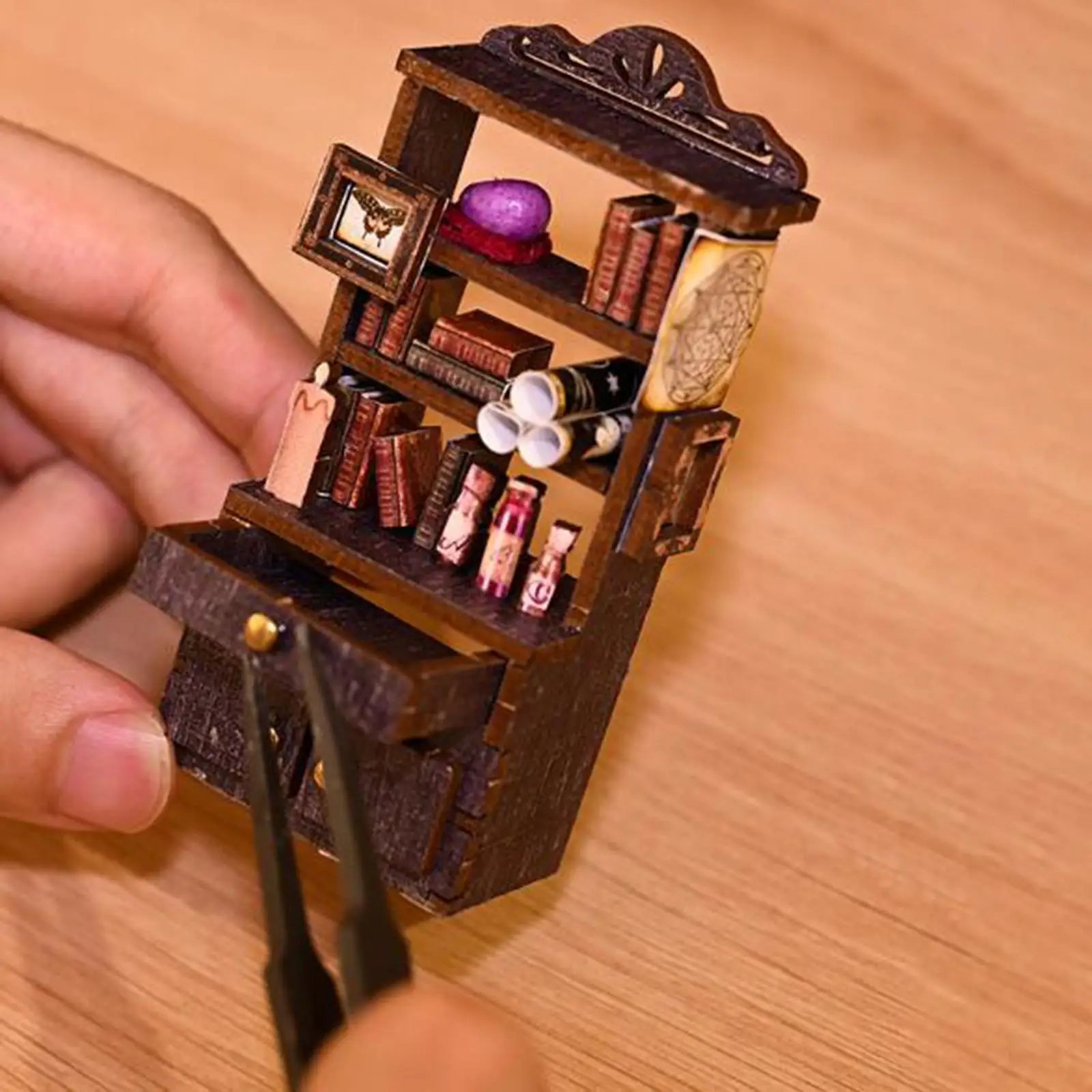 3D Wooden Miniature House Kit Birthday Ornaments Desk DIY Bookend Kit Bookends
3D Wooden Miniature House Kit Birthday Ornaments Desk DIY Bookend Kit Bookends