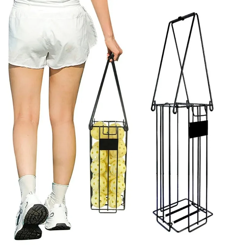 Tennis Ball Hopper with Handle Portable Ball Basket Picker 25 Tennis Balls/15 Pickleball Capacity Pickup Hopper Training Tool
Tennis Ball Hopper with Handle Portable Ball Basket Picker 25 Tennis Balls/15 Pickleball Capacity Pickup Hopper Training Tool