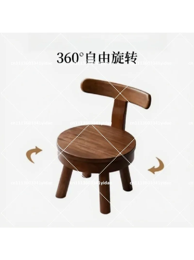Solid Wood Round Stool with Rotatable Backrest, Simple Coffee Table, Low Stool for Home Use
Solid Wood Round Stool with Rotatable Backrest, Simple Coffee Table, Low Stool for Home Use