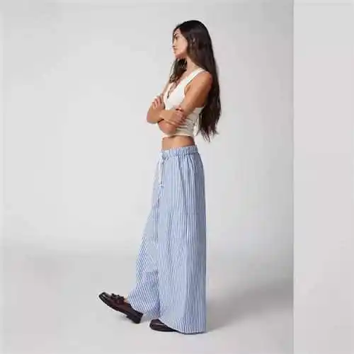 Повседневные женские брюки в синюю полоску, удобные хлопковые брюки большого размера, модная молодежная модная внутренняя одежда, универсальная посадка
Повседневные женские брюки в синюю полоску, удобные хлопковые брюки большого размера, модная молодежная модная внутренняя одежда, универсальная посадка