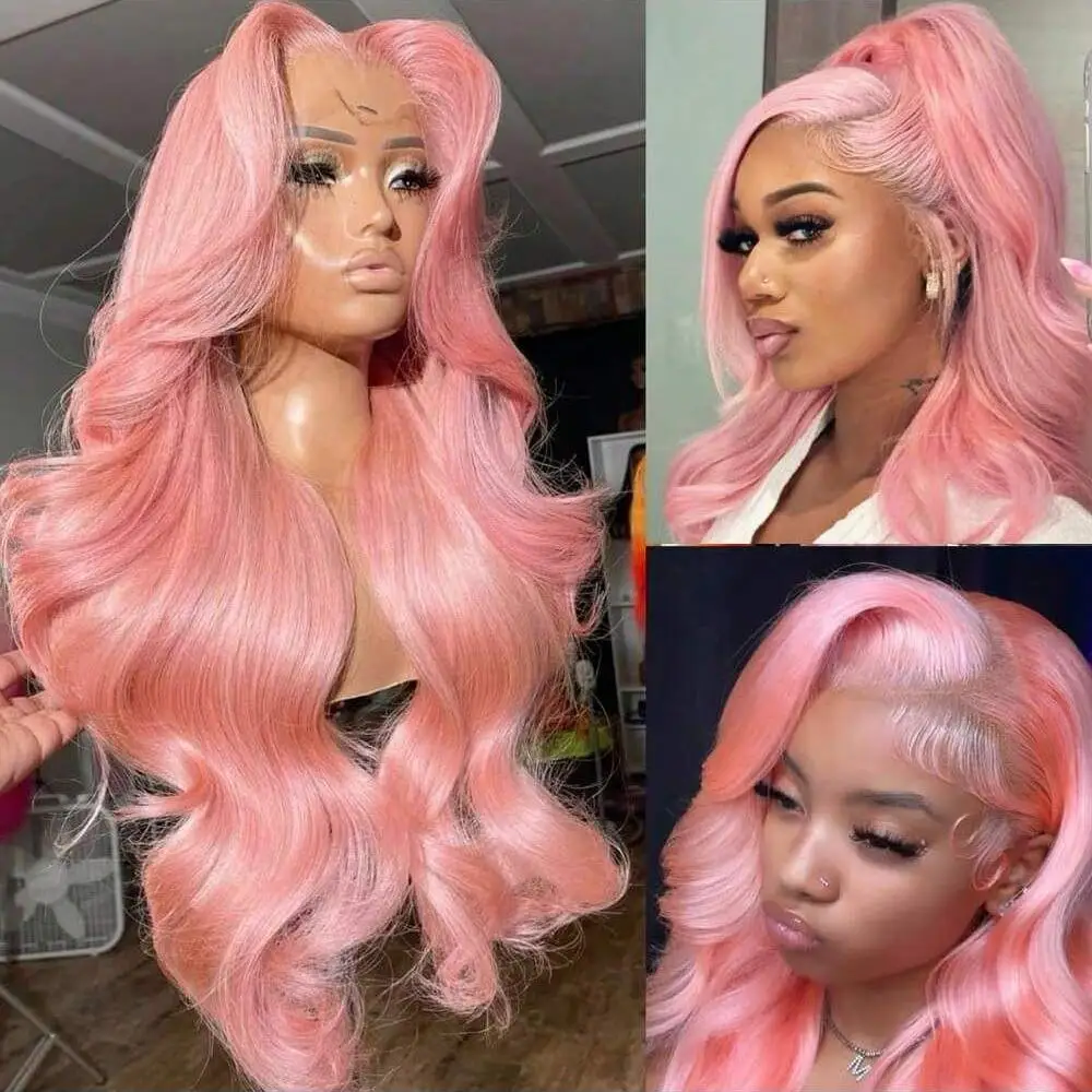 100% Human Hair Wigs Body Wave Light Pink 13x6 HD Lace Frontal Wig Red Colored Wig 30 Inch 13x4 Brazilian Hair Wigs for Women
100% Human Hair Wigs Body Wave Light Pink 13x6 HD Lace Frontal Wig Red Colored Wig 30 Inch 13x4 Brazilian Hair Wigs for Women