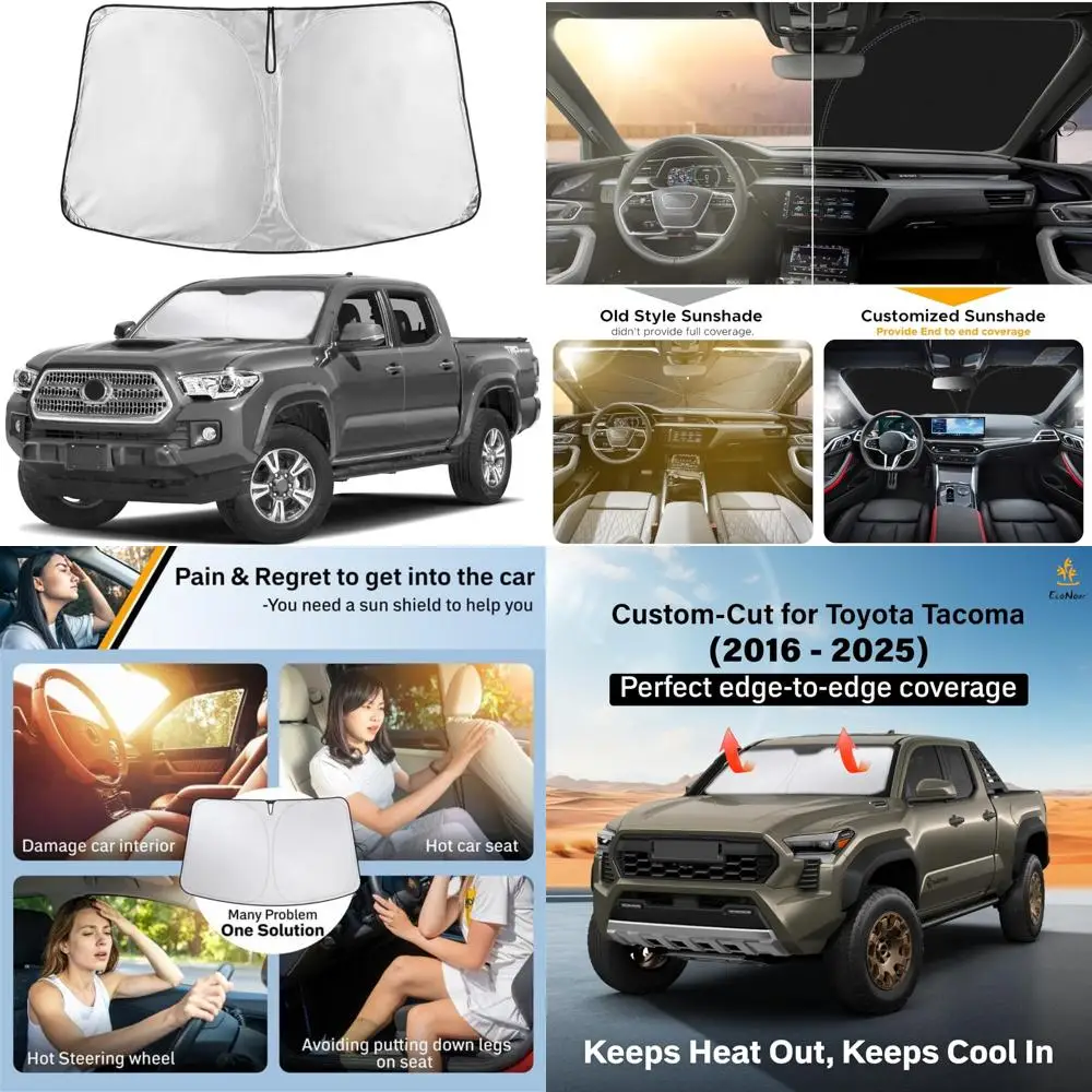 windshield sun shade for toyota tacoma 2016-2025 2026 accessories 2dr 4dr pickup truck, custom fit car front window sunshade su
windshield sun shade for toyota tacoma 2016-2025 2026 accessories 2dr 4dr pickup truck, custom fit car front window sunshade su