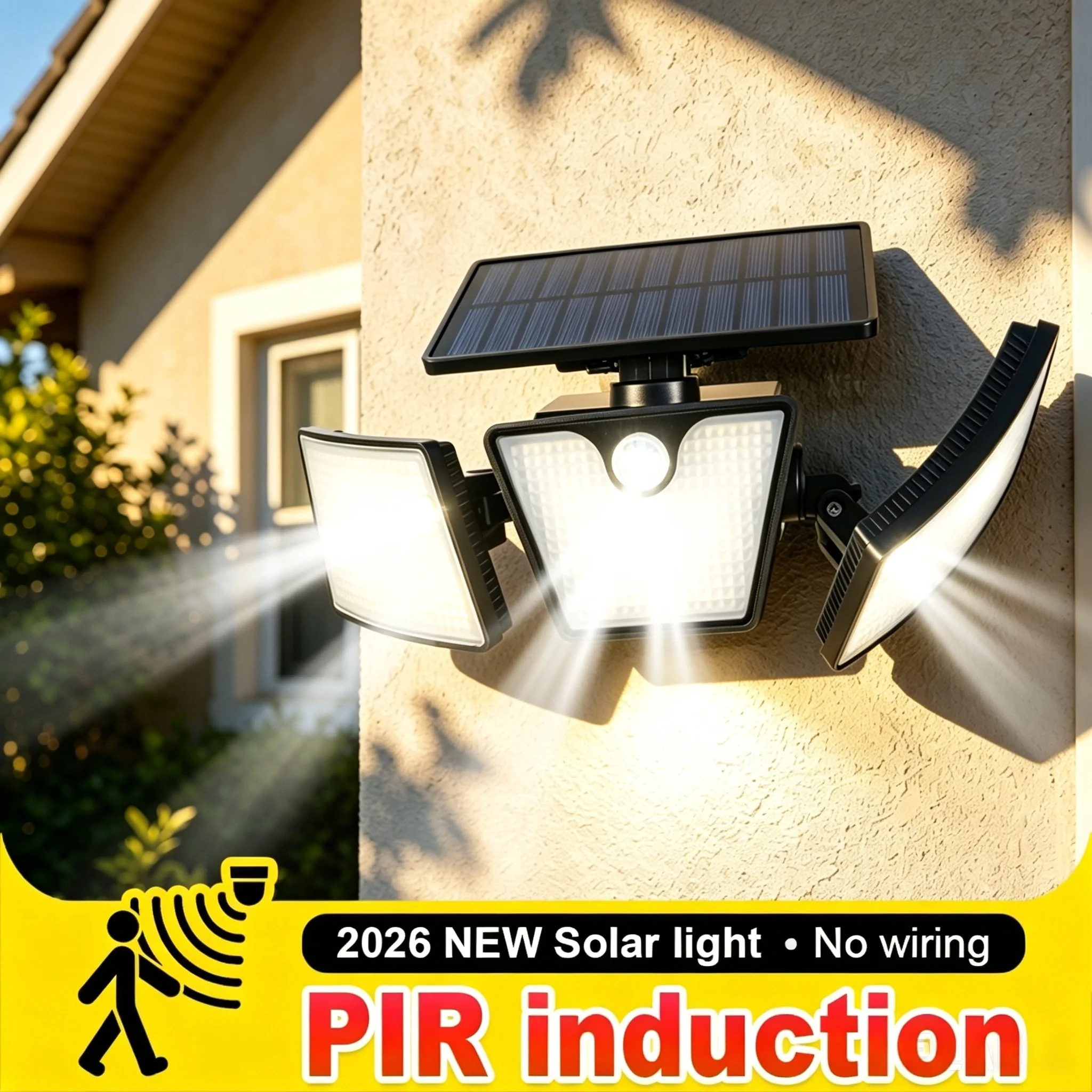 Solar Lights Outdoor with Motion Sensor 265LED Solar Flood Lights Waterproof Solar Powered Security Spot Lights Porch Patio
Solar Lights Outdoor with Motion Sensor 265LED Solar Flood Lights Waterproof Solar Powered Security Spot Lights Porch Patio