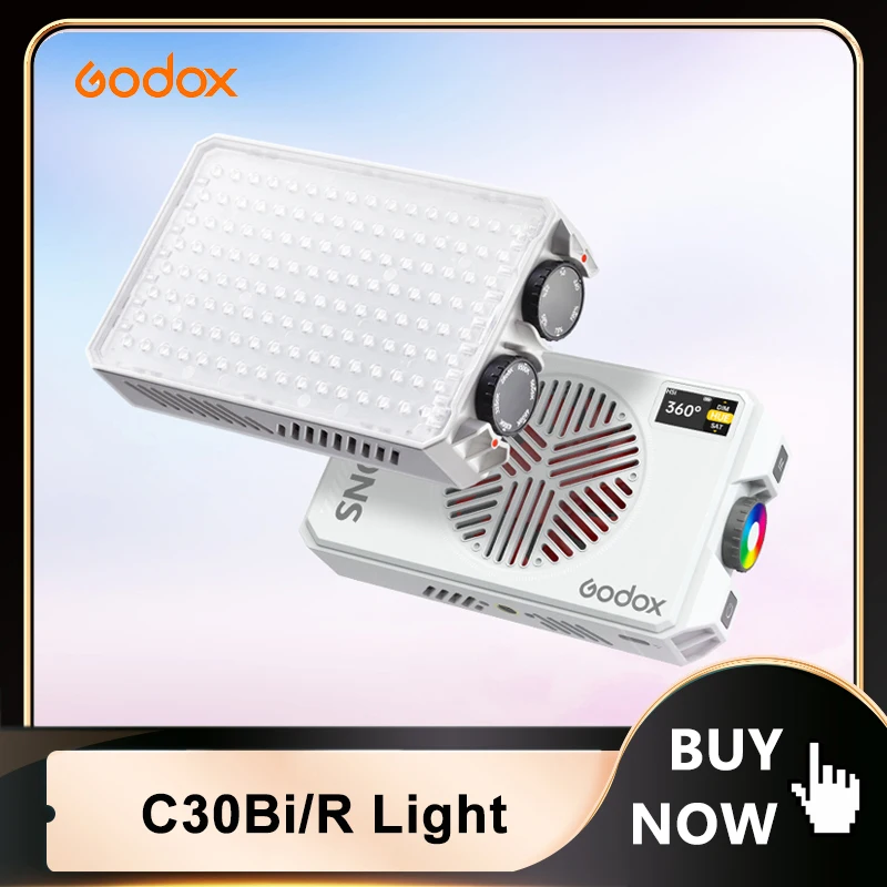 GODOX C30Bi / C30R Светодиодный панельный светильник Карманный заполняющий светильник для видео 2800K-6500K Двухцветный / RGB Освещение для фотосъемки на камере
GODOX C30Bi / C30R Светодиодный панельный светильник Карманный заполняющий светильник для видео 2800K-6500K Двухцветный / RGB Освещение для фотосъемки на камере