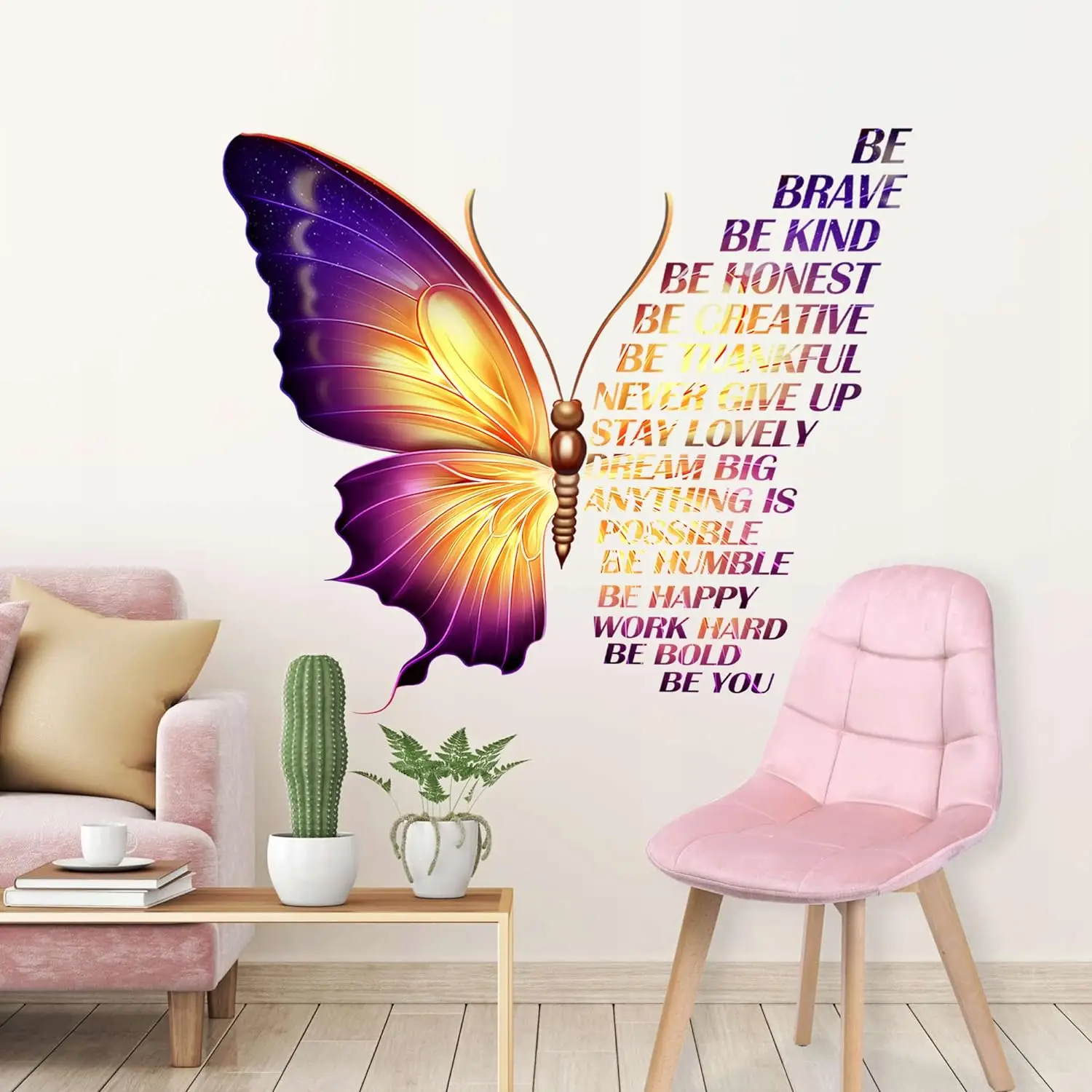 Colorful Inspirational Butterfly Wall Sticker Classroom School Motivational Phrase Positive Saying Wall Decal Kids Home Decor
Colorful Inspirational Butterfly Wall Sticker Classroom School Motivational Phrase Positive Saying Wall Decal Kids Home Decor