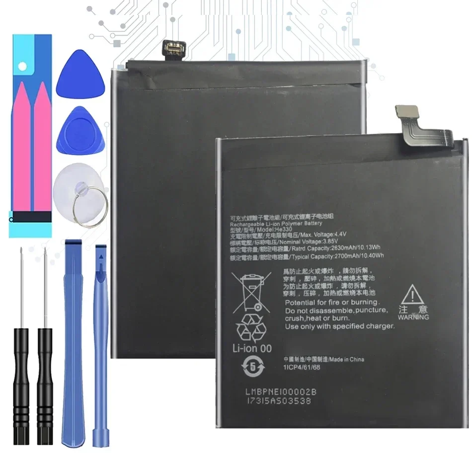 Battery HE330 2700mAh For Nokia 3 DUAL TA-1032 Portable batteries + Tracking Number
Battery HE330 2700mAh For Nokia 3 DUAL TA-1032 Portable batteries + Tracking Number