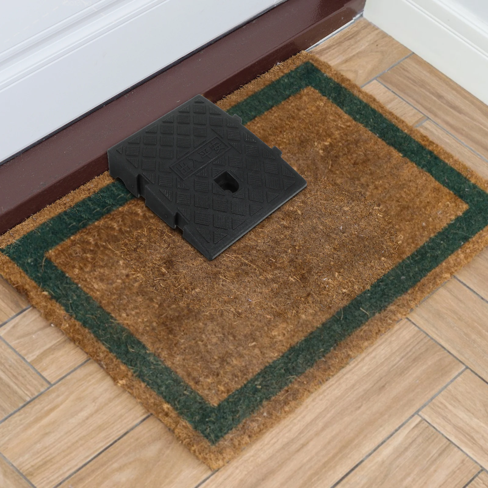 Heavy Duty Plastic Ramp Driveway Textured Surface Wear Resistant Grid Structure Easy Install Screw Holes Black Doorway
Heavy Duty Plastic Ramp Driveway Textured Surface Wear Resistant Grid Structure Easy Install Screw Holes Black Doorway