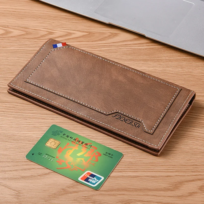 Men's Wallet Long Fashion Multiple Card Slots Men's Wallet Slim Long Thin Mens Luxury Wallet Designer Wallets Men with Coins Bag
Men's Wallet Long Fashion Multiple Card Slots Men's Wallet Slim Long Thin Mens Luxury Wallet Designer Wallets Men with Coins Bag