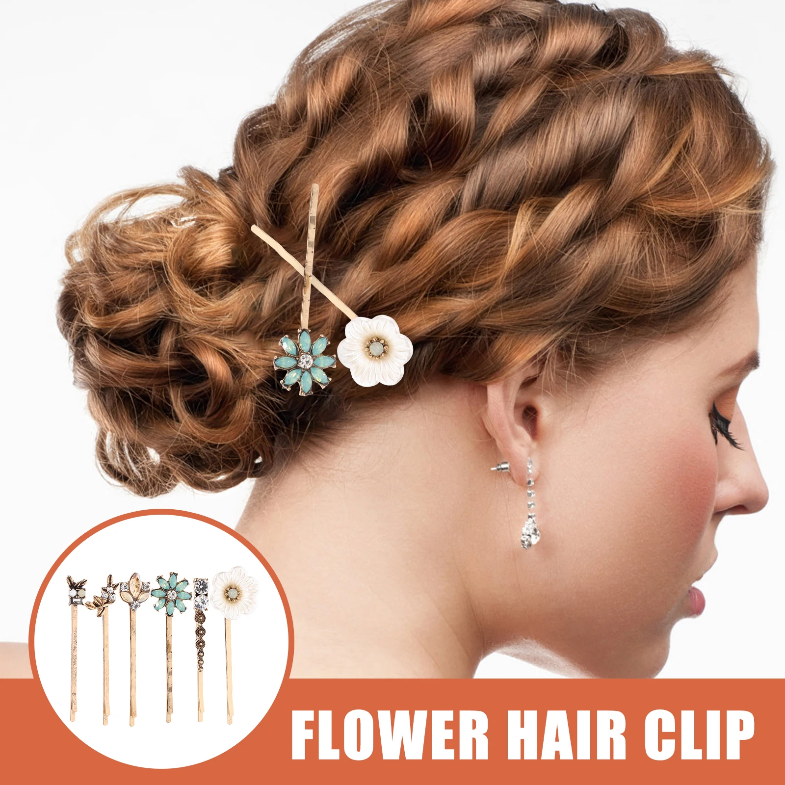 6 Pcs Clip Set Retro Flower Decorative Clip For Hair Pieces Elegant Wedding Party Accessories Women Hair Clips
6 Pcs Clip Set Retro Flower Decorative Clip For Hair Pieces Elegant Wedding Party Accessories Women Hair Clips