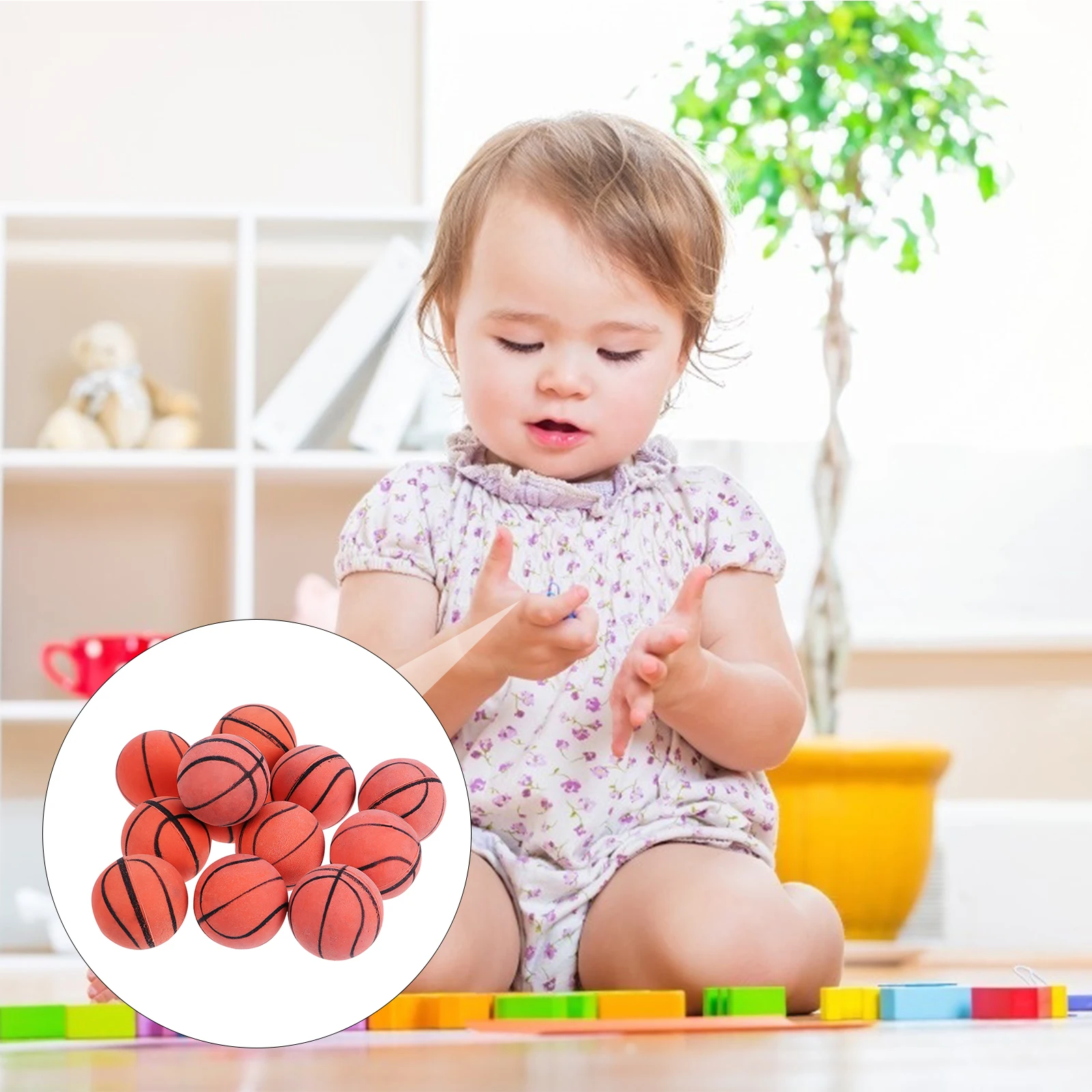 12Pcs Elastic Rubber Basketball Kids Colorful Bounce Balls Fun Sports Supply Educational Balls for Children
12Pcs Elastic Rubber Basketball Kids Colorful Bounce Balls Fun Sports Supply Educational Balls for Children