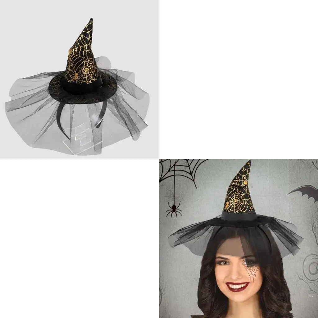 39BD Mesh Witch Caps Festival Wizard Hat Headband Theme Event Halloween Party Headwear
39BD Mesh Witch Caps Festival Wizard Hat Headband Theme Event Halloween Party Headwear