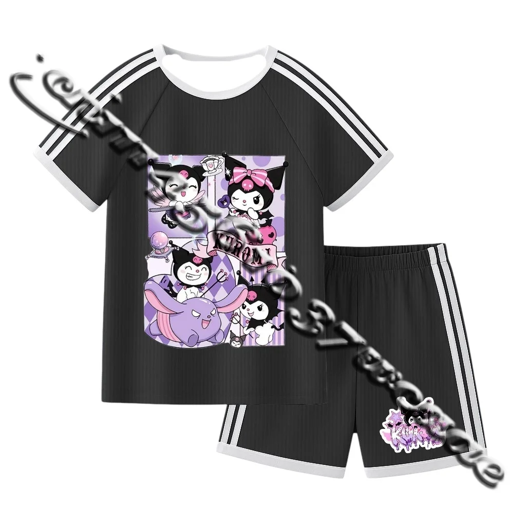 Universal Sanrio Brand Family Kuromi Theme Set Casual Loose Fit T-shirt Shorts Summer Casual Maternity Wear 2026
Universal Sanrio Brand Family Kuromi Theme Set Casual Loose Fit T-shirt Shorts Summer Casual Maternity Wear 2026